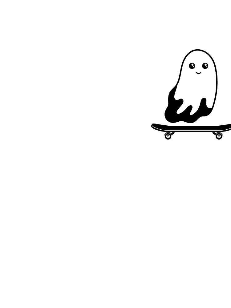 Thumbnail 3 von 3, Tuch, Ghost Skateboard Emo Halloween Costume Skateboarding Gear designt und verkauft von DynamicDesign.