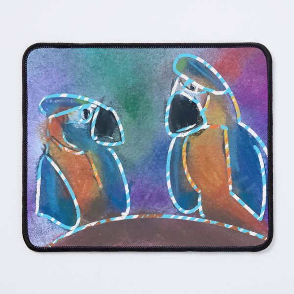 Item preview, Parrots Pastel and Rainbow Line - Art designed and sold by jolabrese.