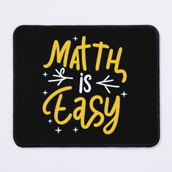 Item preview, "Math Is Easy" Funny Math Teacher Student Gift designed and sold by GalaxyGraffiti.