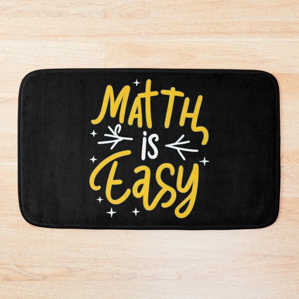 Item preview, "Math Is Easy" Funny Math Teacher Student Gift designed and sold by GalaxyGraffiti.