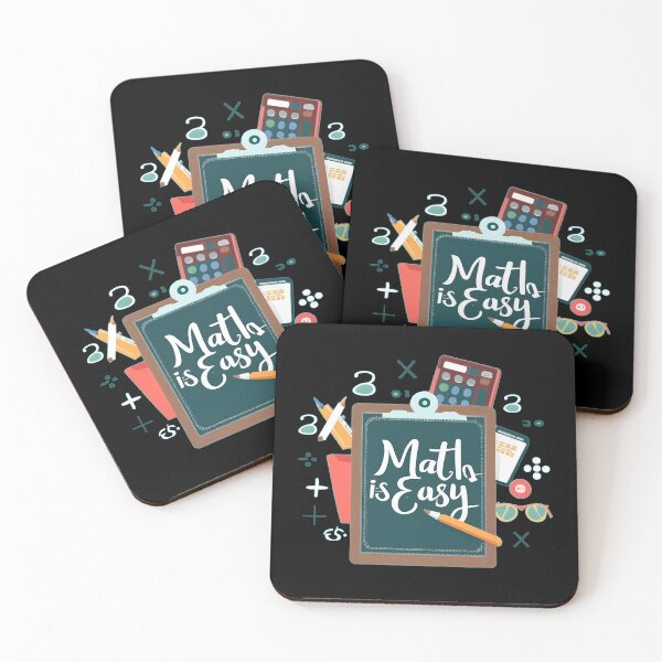 Item preview, "Math Is Easy" Funny Math Teacher Student Gift designed and sold by GalaxyGraffiti.