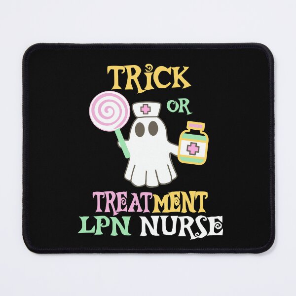 Item preview, Trick or treatment funny LPN nurse halloween designed and sold by Colorfulman.