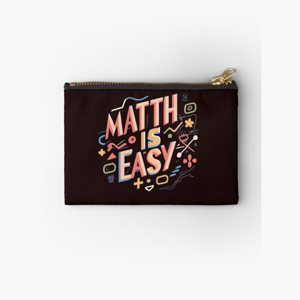 Item preview, "Math Is Easy" Funny Math Teacher Student Gift designed and sold by GalaxyGraffiti.