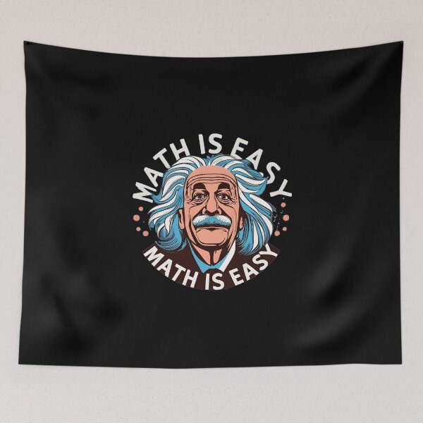 Item preview, "Math Is Easy" Funny Math Teacher Student Gift designed and sold by GalaxyGraffiti.