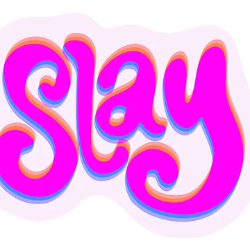 Artwork thumbnail, SLAY Sticker by RivalRoseDesign