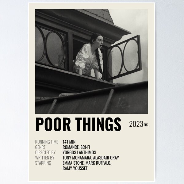 Poor Things (2023) Movie Poster Poster for Sale by HansineKarlsen