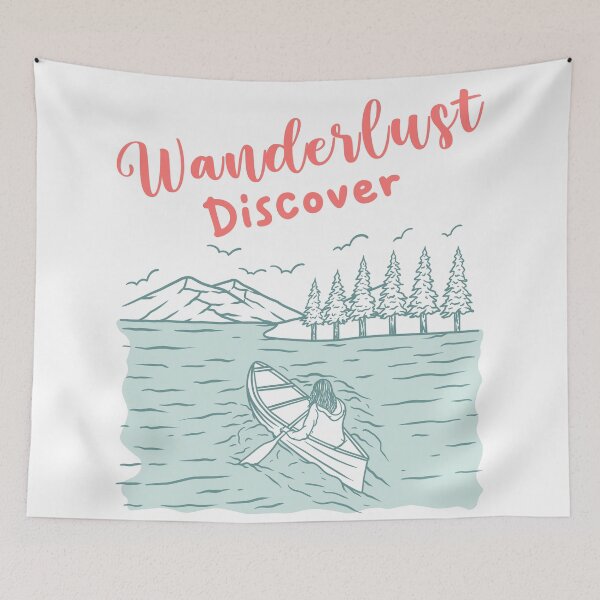 Item preview, Wanderlust Discover designed and sold by WAHYUDELMORA Design & Illustration.
