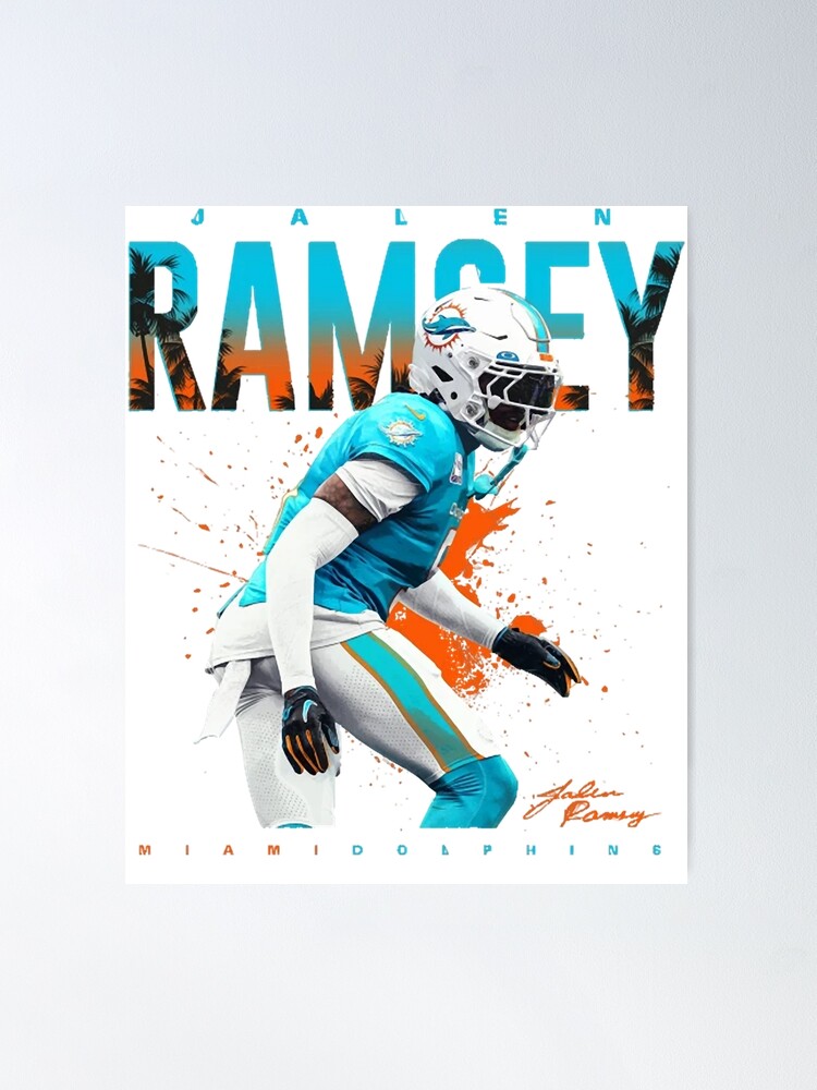 NFL Miami Dolphins Welcome To Miami Jalen Ramsey Home Decor Poster