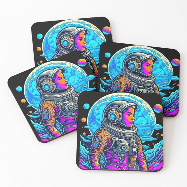 Item preview, Female Astronaut on the moon designed and sold by All Year Round.