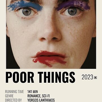 Poster for Sale mit "Filmplakat „Poor Things“ (2023)." von HansineKarlsen |  Redbubble