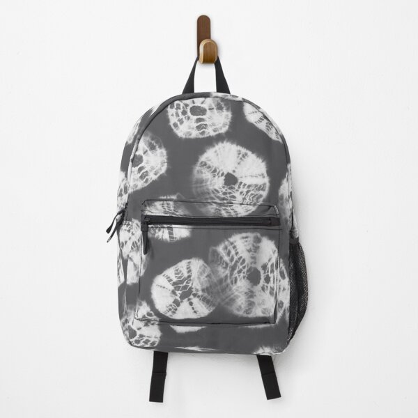 Item preview, Shibori Kumo tie dye white dots over gray designed and sold by marufemia.