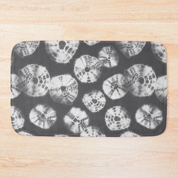 Item preview, Shibori Kumo tie dye white dots over gray  designed and sold by marufemia.