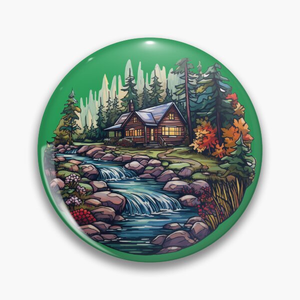 Item preview, Cabin by the Creek: Pocono Scenic Escape designed and sold by Christfield.