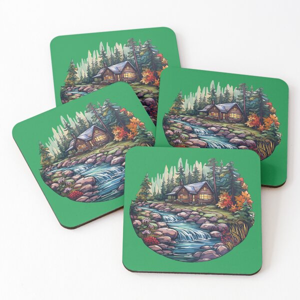 Item preview, Cabin by the Creek: Pocono Scenic Escape designed and sold by Christfield.