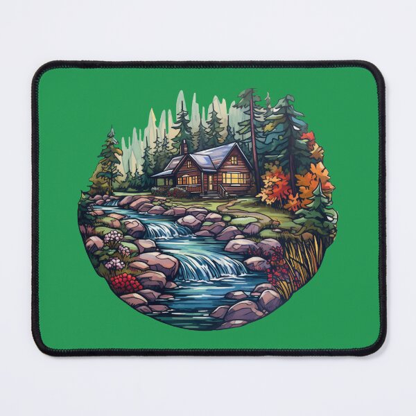 Item preview, Cabin by the Creek: Pocono Scenic Escape designed and sold by Christfield.