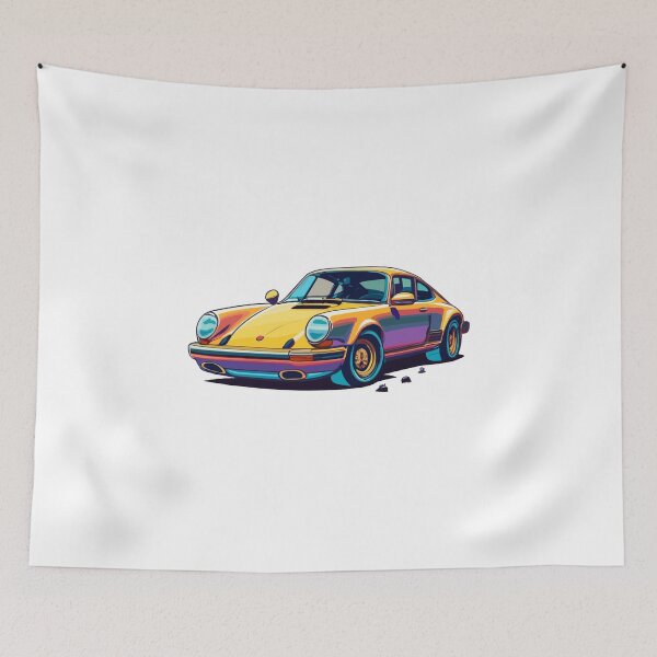 Item preview, Classic Porsche Carrera - Cartoon Design designed and sold by PoppinDesigner.