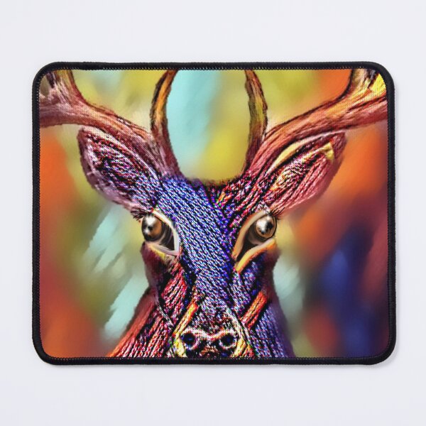 Item preview, Yarn Stag Deer Art designed and sold by gleefulme.