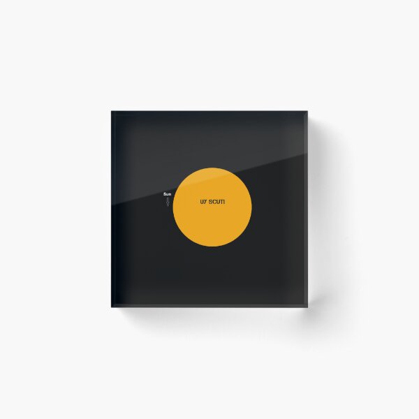 Item preview, uy scuti The Largest Star in the Universe designed and sold by rachidhaz.