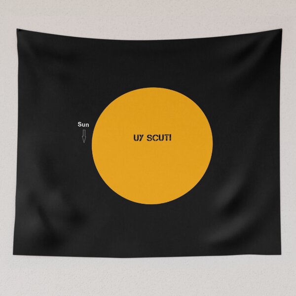 Item preview, uy scuti The Largest Star in the Universe designed and sold by rachidhaz.