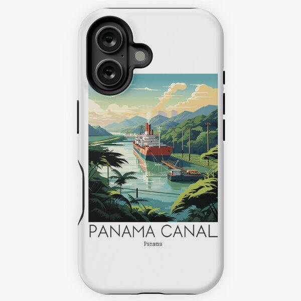 Item preview, A Vintage Travel Illustration of the Panama Canal - Panama  designed and sold by GoodOldVintage.