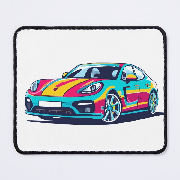 Artikelvorschau, Porsche Panamera - Cartoon-Design entworfen und verkauft von PoppinDesigner.