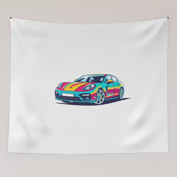 Item preview, Porsche Panamera - Cartoon Design designed and sold by PoppinDesigner.