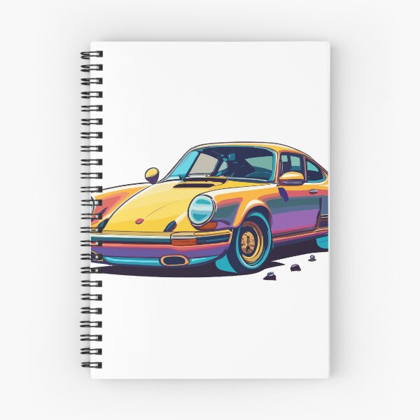Artikelvorschau, Klassischer Porsche Carrera – Cartoon-Design entworfen und verkauft von PoppinDesigner.