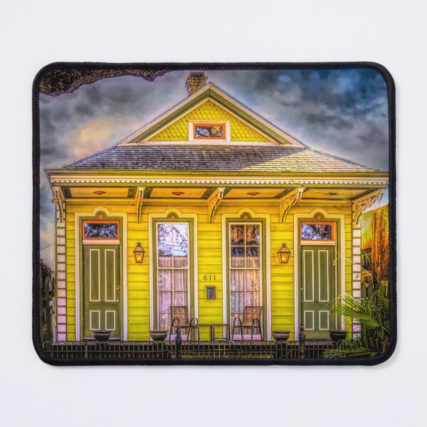 Item preview, Algiers Point Yellow Double Shotgun House designed and sold by nbrandsberg.