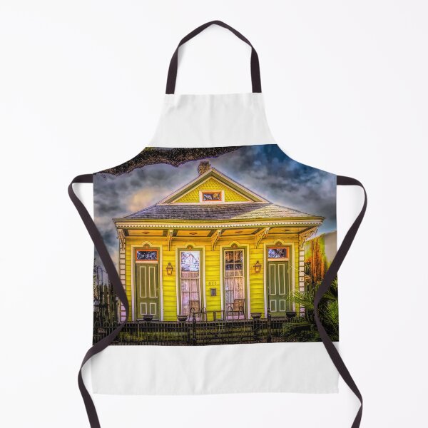 Item preview, Algiers Point Yellow Double Shotgun House designed and sold by nbrandsberg.