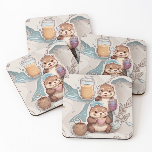 Item preview, Otter Pattern Otter Seamless Pattern designed and sold by PatternPetal.