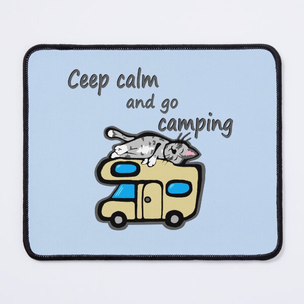 Item preview, Keep calm and go camping designed and sold by Ladvarian.