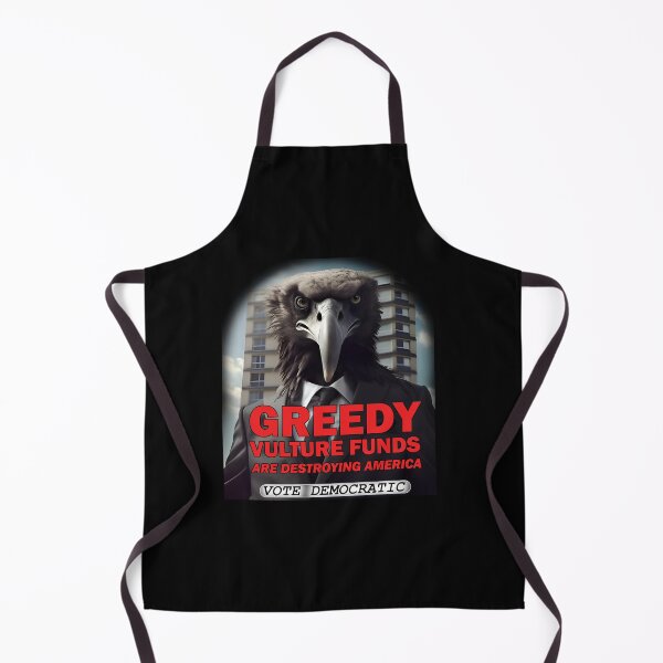 Item preview, Greedy Vulture Funds- Vote Blue-Anti Republican-, monopoly- Vulture Capitalism designed and sold by SiggyZiggy.
