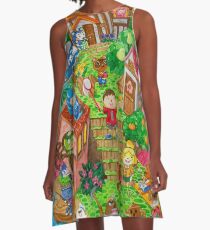 Vestido acampanado Mi encantadora ciudad