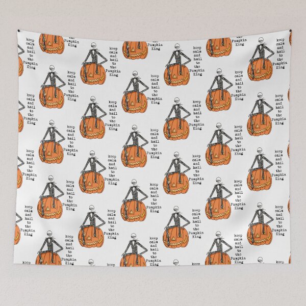 Item preview, Keep calm and hail to the pumpkin king designed and sold by Life's eye Art and photography.