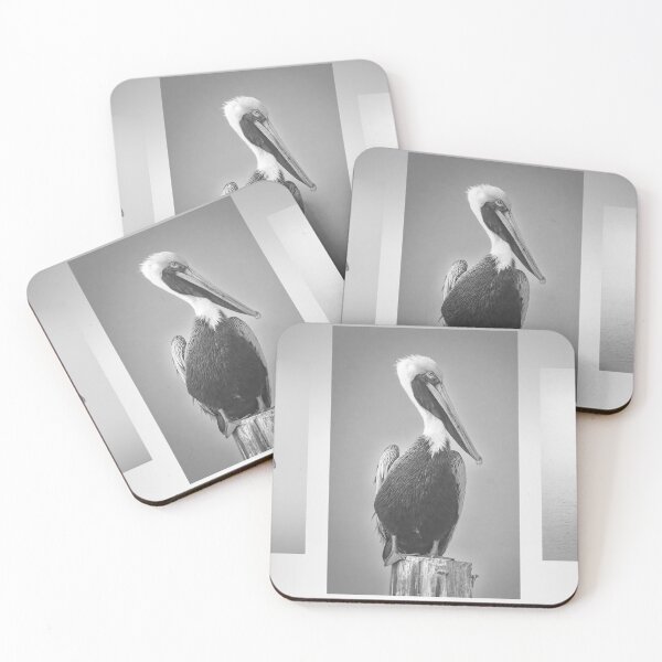Item preview, Pelican Triptych in Black and White designed and sold by nbrandsberg.