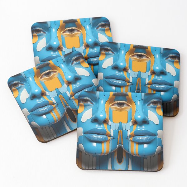 Item preview, Stylized woman's face with special effects designed and sold by MarcoDesigner78.