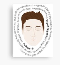 Fox Mulder - The X-Files Quotes Canvas Print
