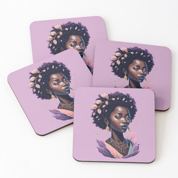 Item preview, Beautiful Afro Woman - Natural Elegance designed and sold by ngness.