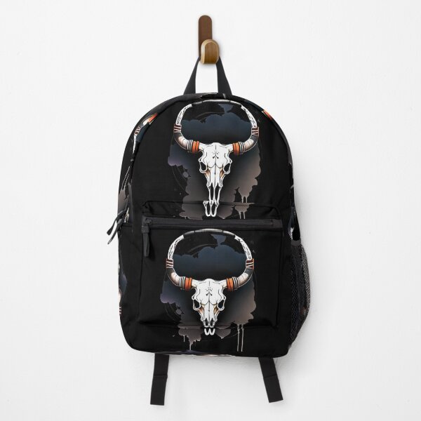 Item preview, BULL SCULL BLACK WHITE ORANGE 1 designed and sold by justyna-s28.