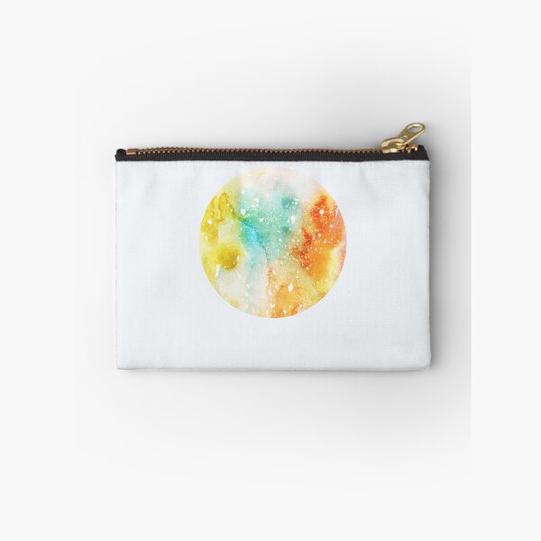 Item preview, Abstract watercolor circle | Yellow orange blue  designed and sold by lausn.