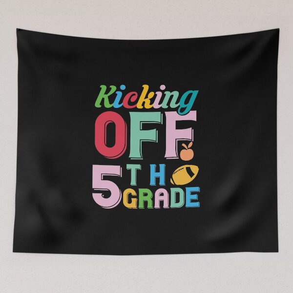 Item preview, Kicking Off 5th Grade Tshirt designed and sold by motouil.