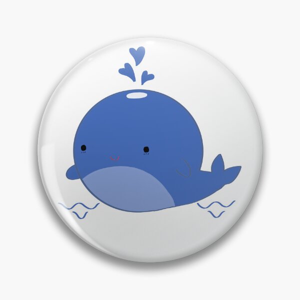 Item preview, Cute blue whale designed and sold by de-creartique.