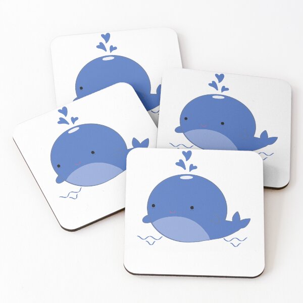 Item preview, Cute blue whale designed and sold by de-creartique.
