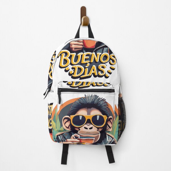 Item preview, Buenos Dias Morning Coffee Sticker designed and sold by Unbranddigitalart.