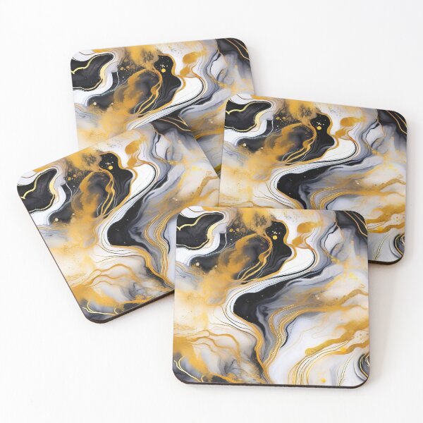 Item preview, Abstract marble texture with golden lines designed and sold by 4Seasons.