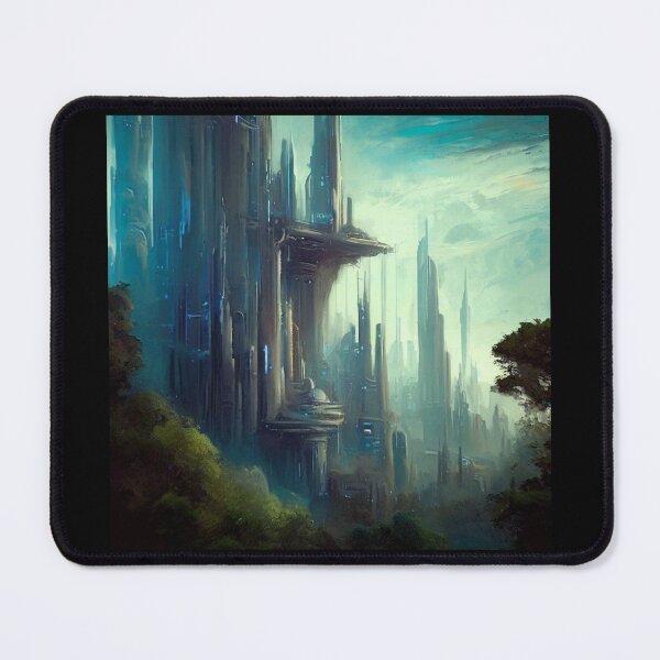 Item preview, SF - City On Forest Planet 3 designed and sold by CrankyOldDude.