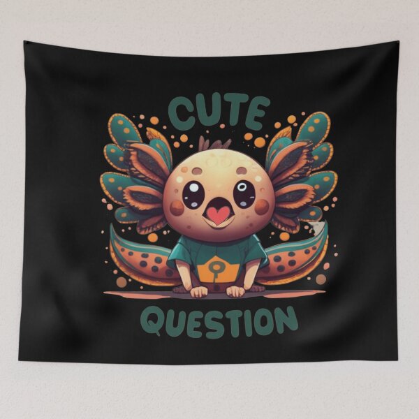 Item preview,  AXOLOTL,QUESTION,MOM, DAD, GIFT, PYJAMAS designed and sold by carlos crane.