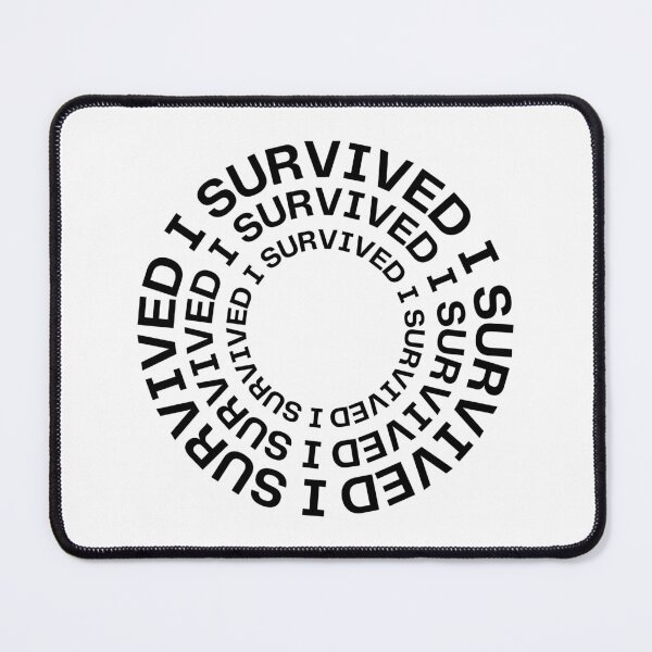 Item preview, I survived round pattern designed and sold by SimplyMots.