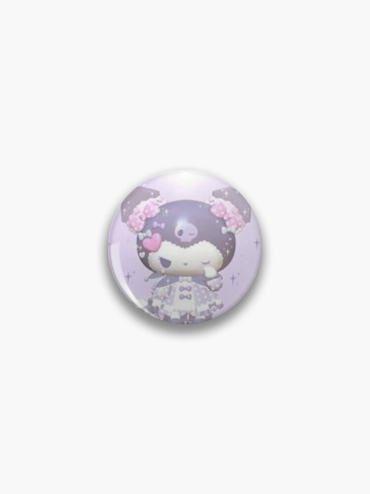 Sanrio Kuromi Button Pin From Japan