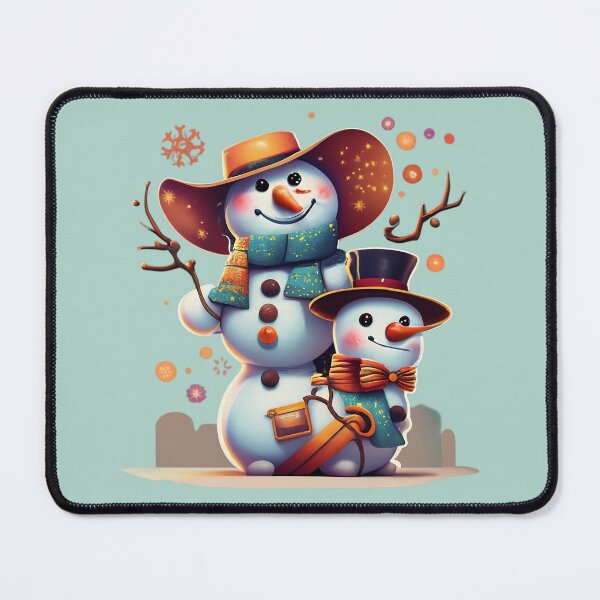 Item preview, Cuddly Snowman Delights Winter Wonderland Visitors. designed and sold by Kwanbaba21.